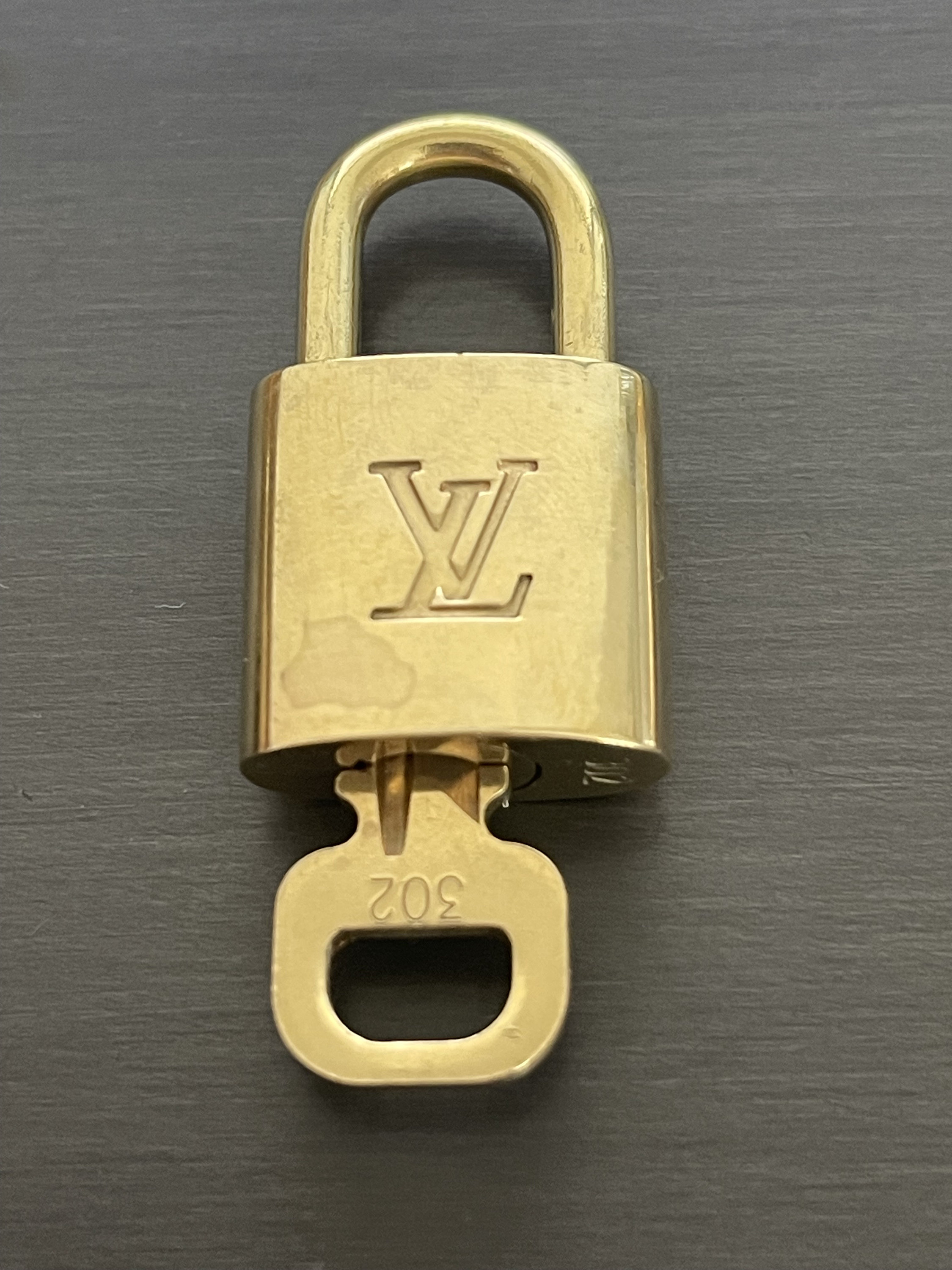 Louis Vuitton Two Padlocks and Keys 310 and 318 Lock Brass 
