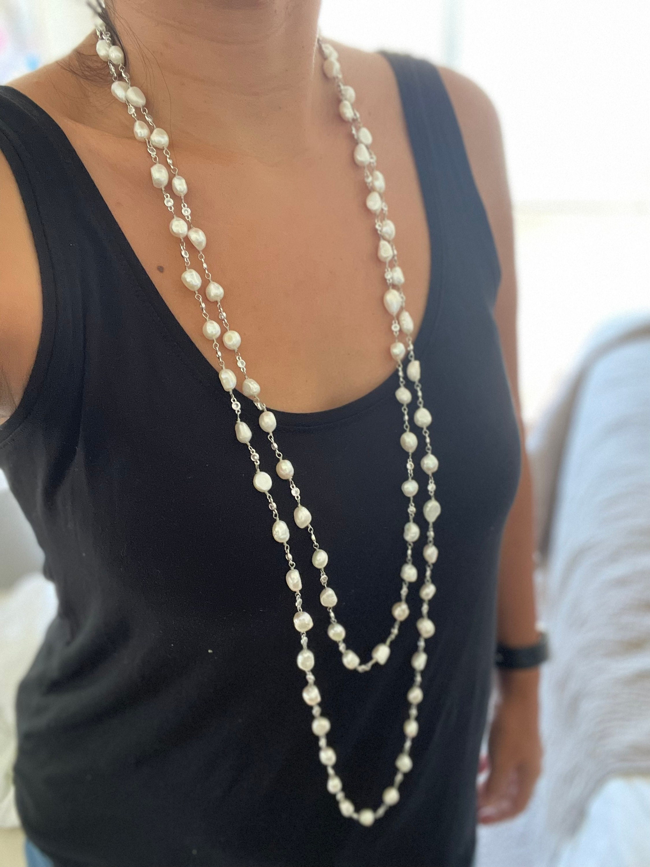 Chanel pearl necklace - Etsy 日本