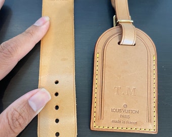 Louis Vuitton Luggage Name Tag and Handle Keeper Strap