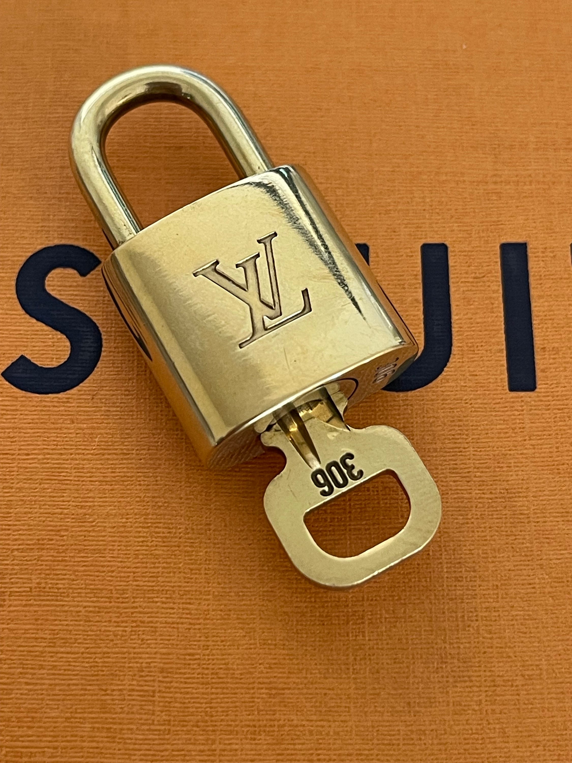 Authentic Louis Vuitton Lock & Key Set #318