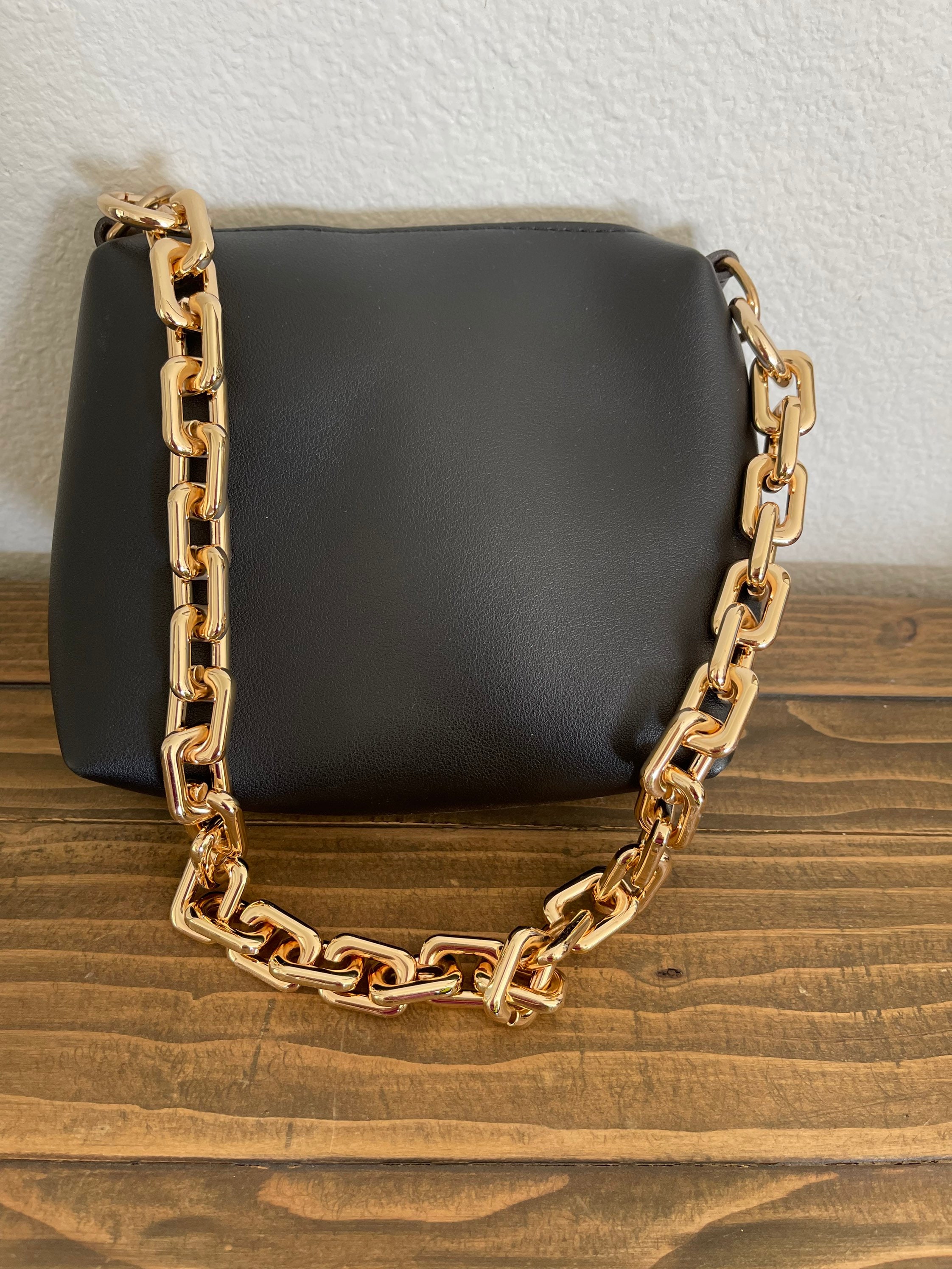 Chain Strap Extender Handbag Accessory Luxury Chunky Large Links With  Keyring Tether Multi-use Extension to Lengthen Purse Strap 