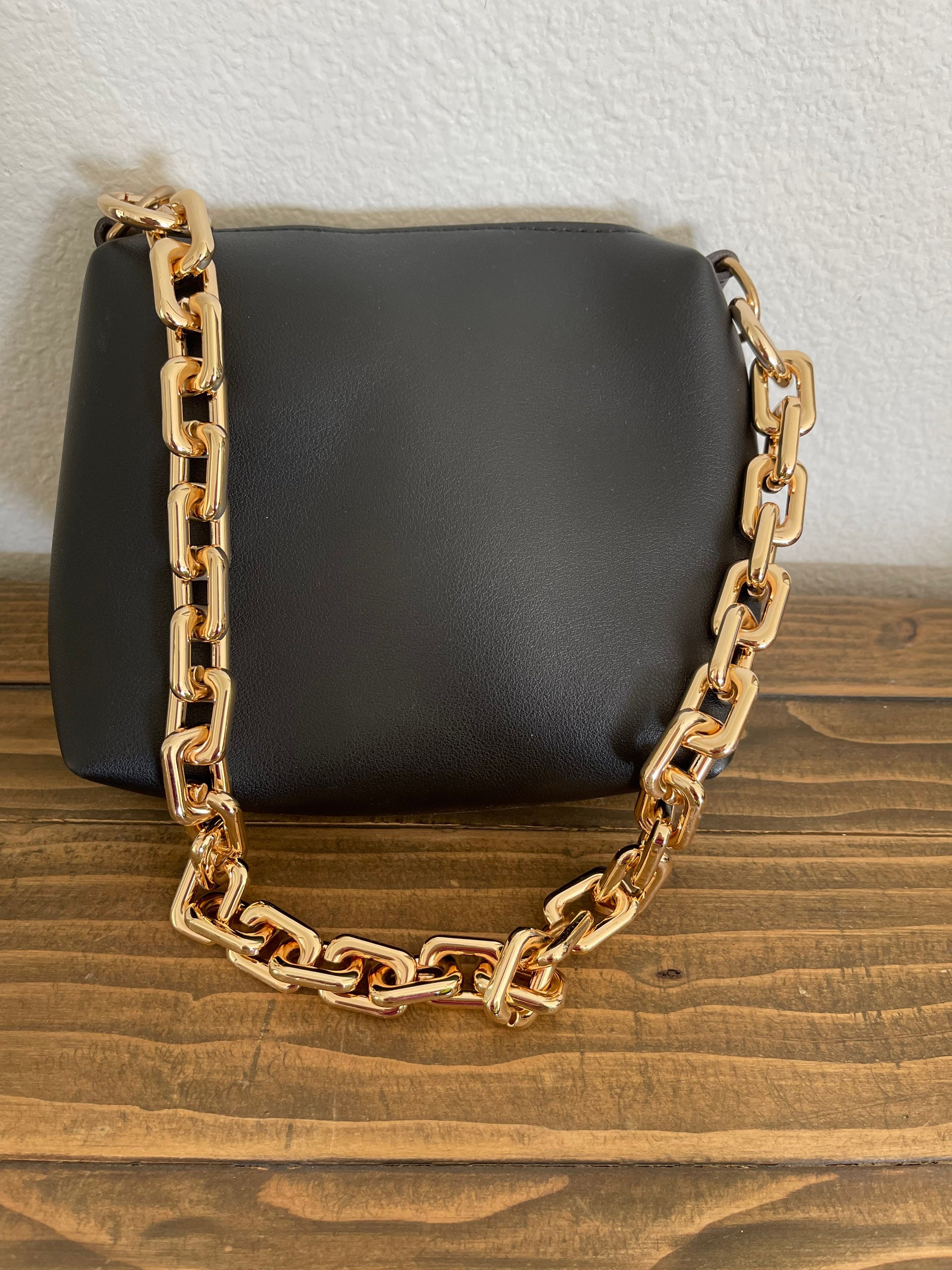 50 Inch Gold Handbag Chain - Crossbody Strap - Chain For Bride Clutch -  Designer Bag Chain - Evening Bag Strap - Handmade by Green Acorn Kitchen