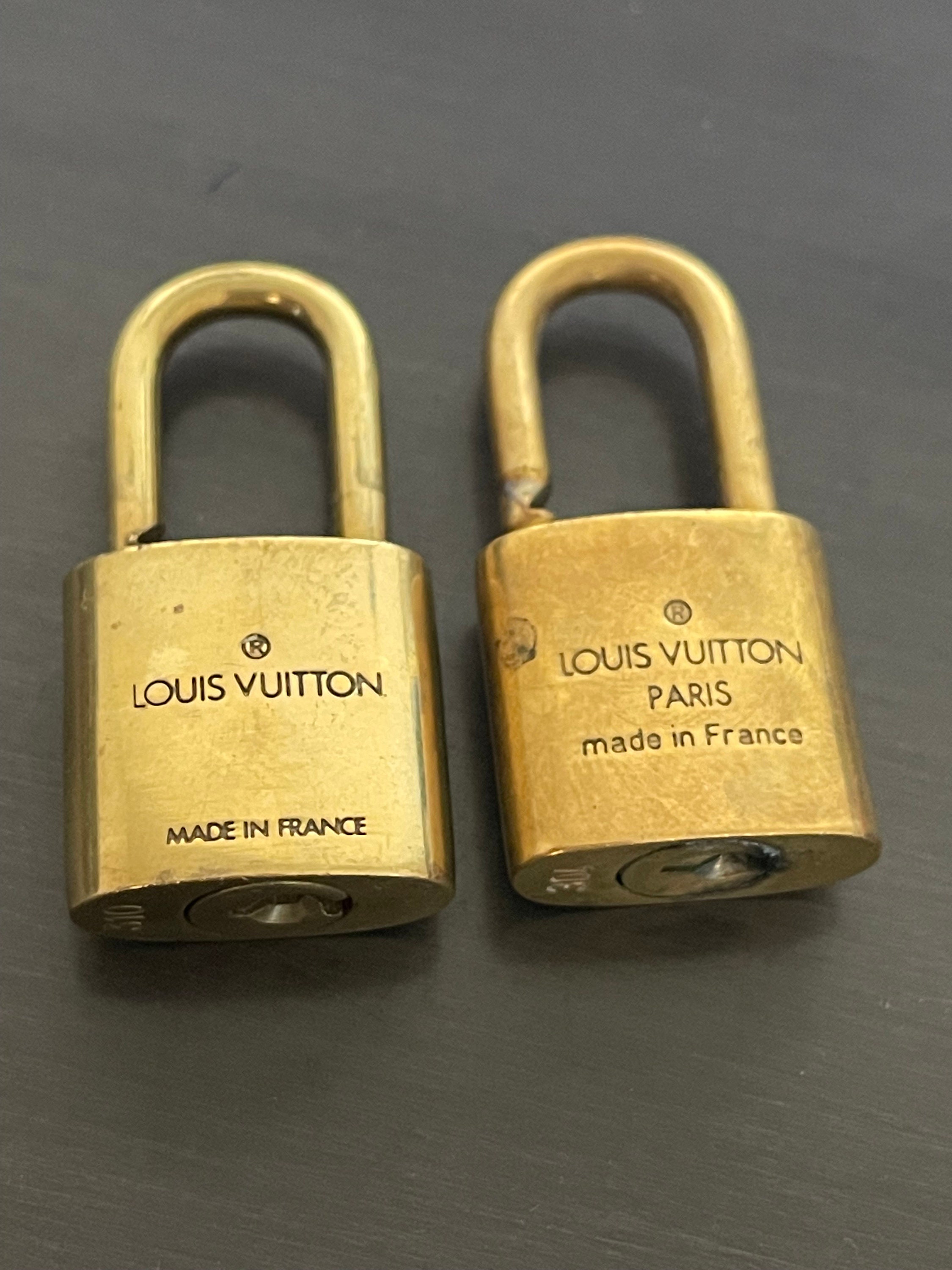 SL-15 Louis Vuitton Brass Padlock Lock and NO Key 300 & 307 