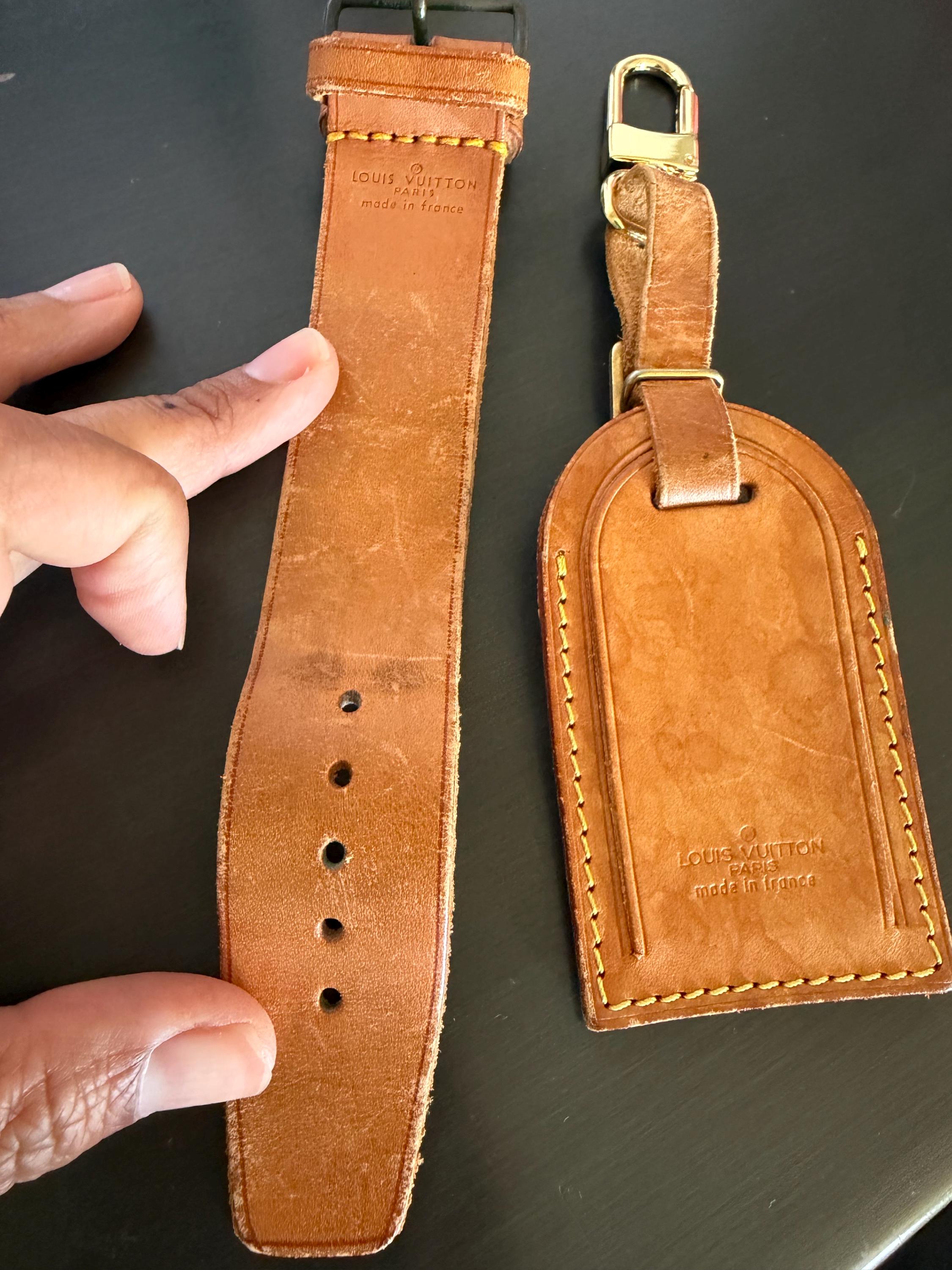 Authentic louis vuitton luggage tag - Etsy 日本