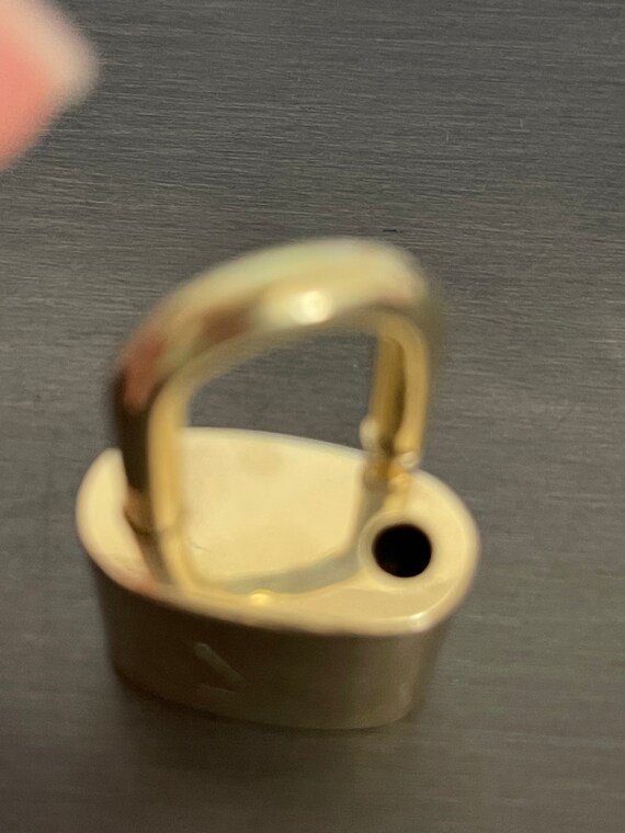 Louis Vuitton Padlock and NO KEY 306 Lock Brass 6142 