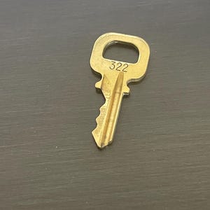 CHAVE Louis Vuitton Apenas uma chave #322 fechadura de latão