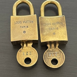 Louis Vuitton lock and key set #339