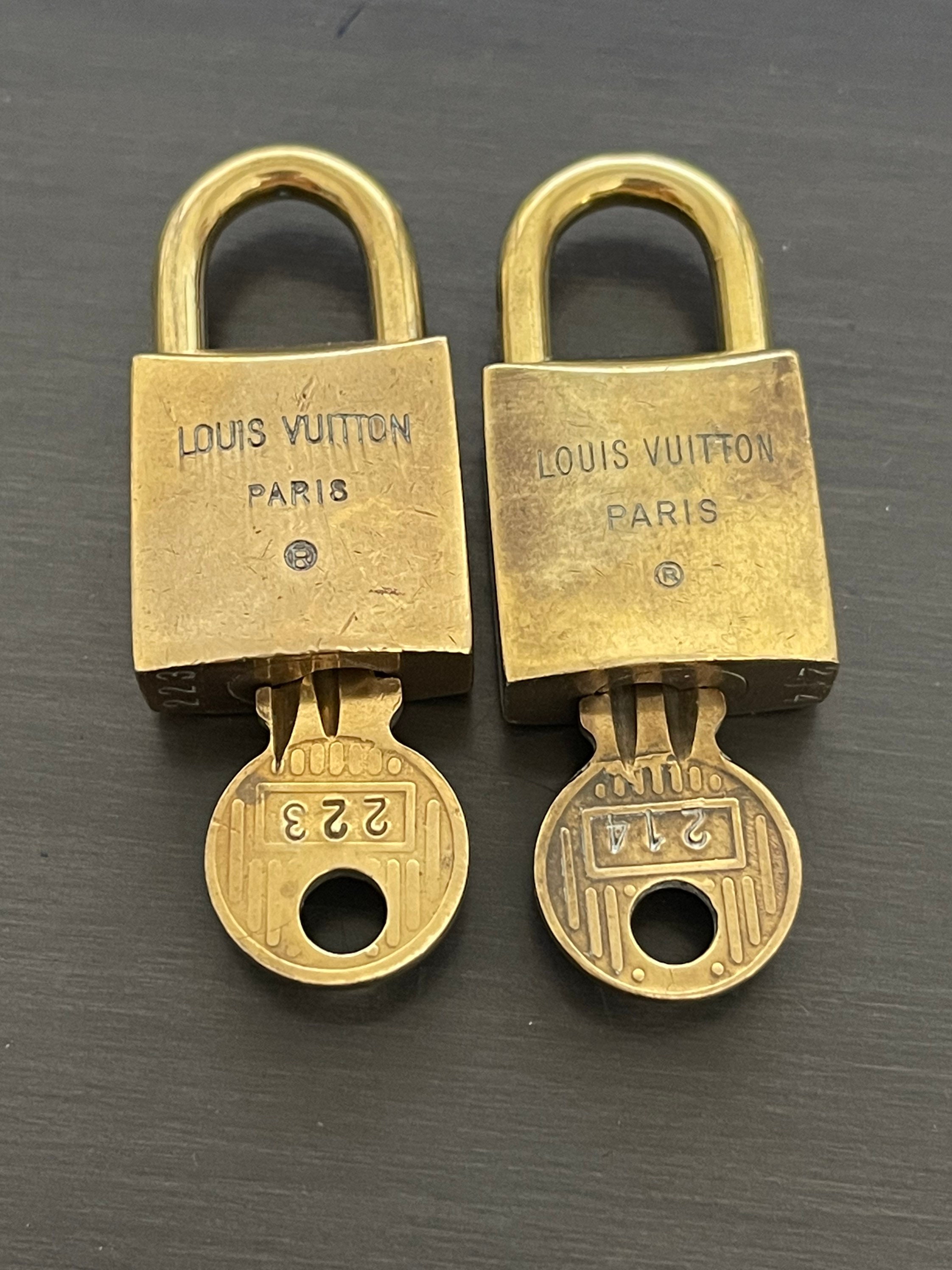 SOLD Authentic LV Lock and Key Set #311  Lock and key, Louis vuitton  accessories, Authentic louis vuitton