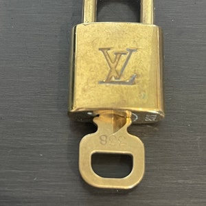 louis-vuitton lock and key authentic