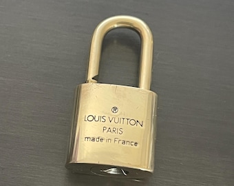 防犯・セキュリティ用品 Louis Vuitton logo circle padlockvintage
