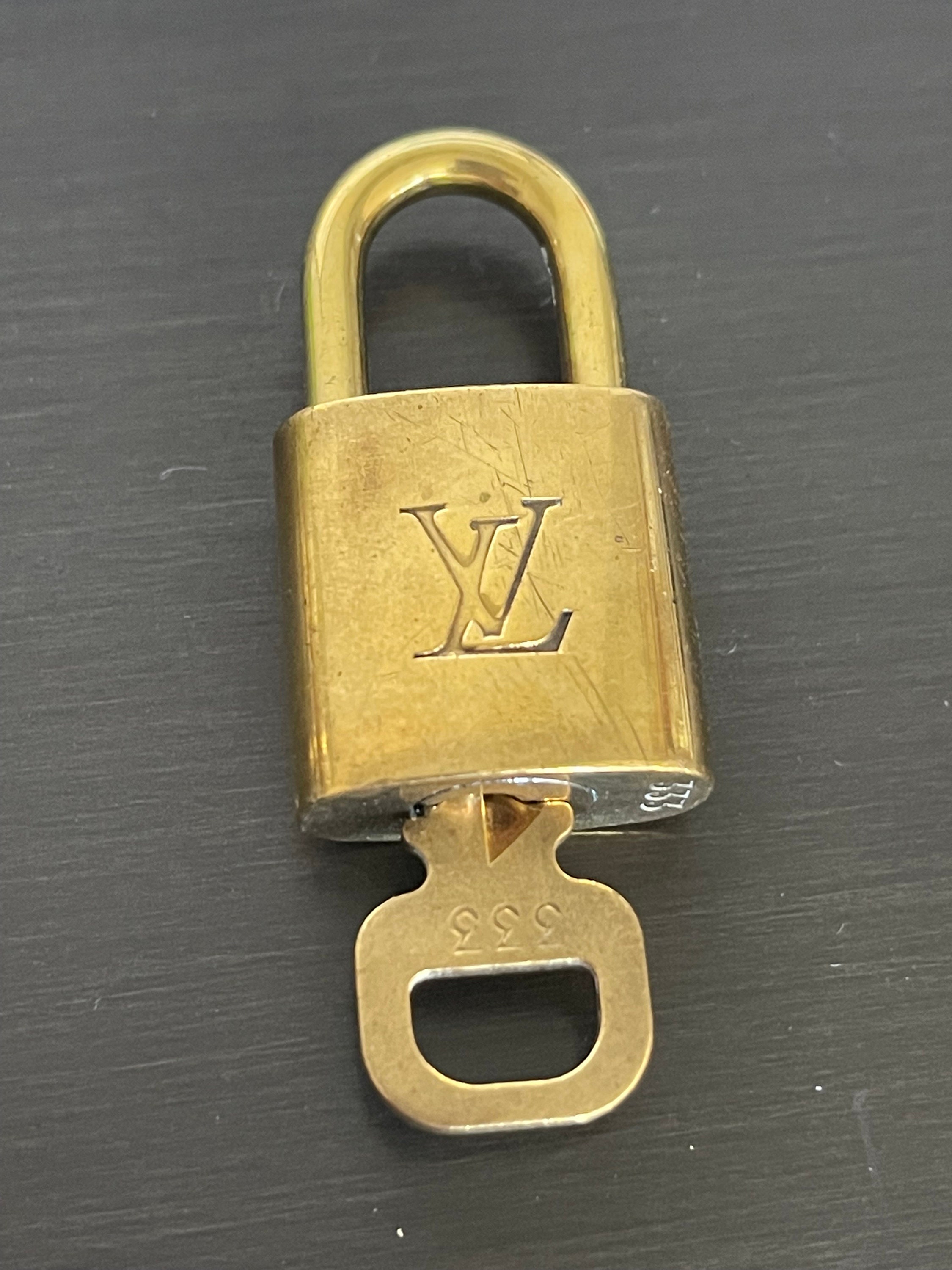 LV lock necklace #323 (no key)