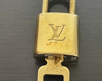 Pinkerly Special Louis Vuitton padlock and one key #340 lock brass