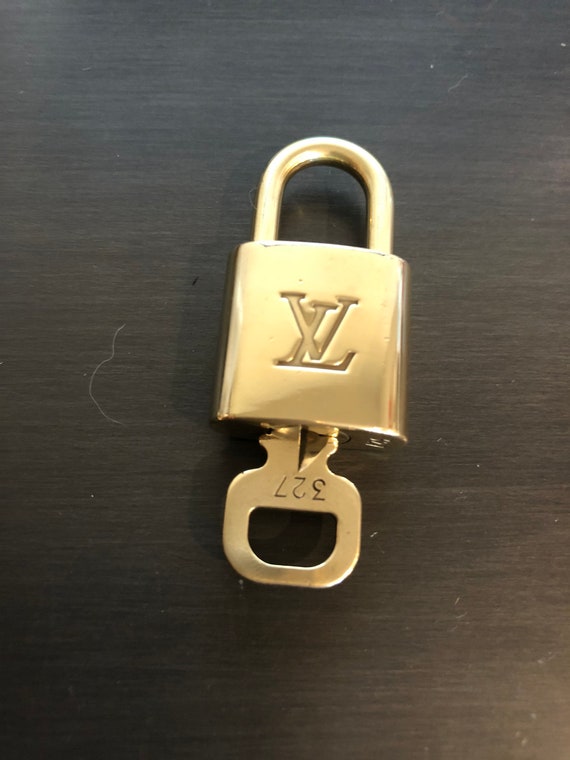 Louis Vuitton padlock and one key #327 lock brass