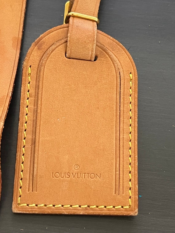 2 Louis Vuitton Vachetta Luggage Tags 
