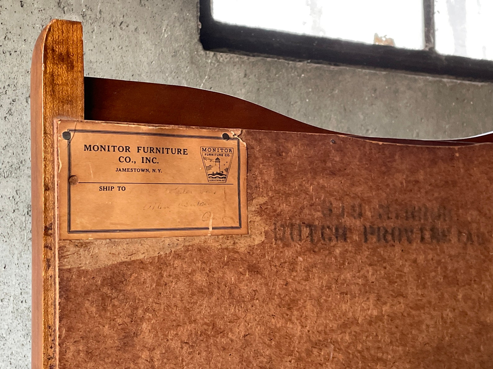 Vintage 1940s MONITOR FURNITURE Co. Wall Mirror W/ Catch All Etsy