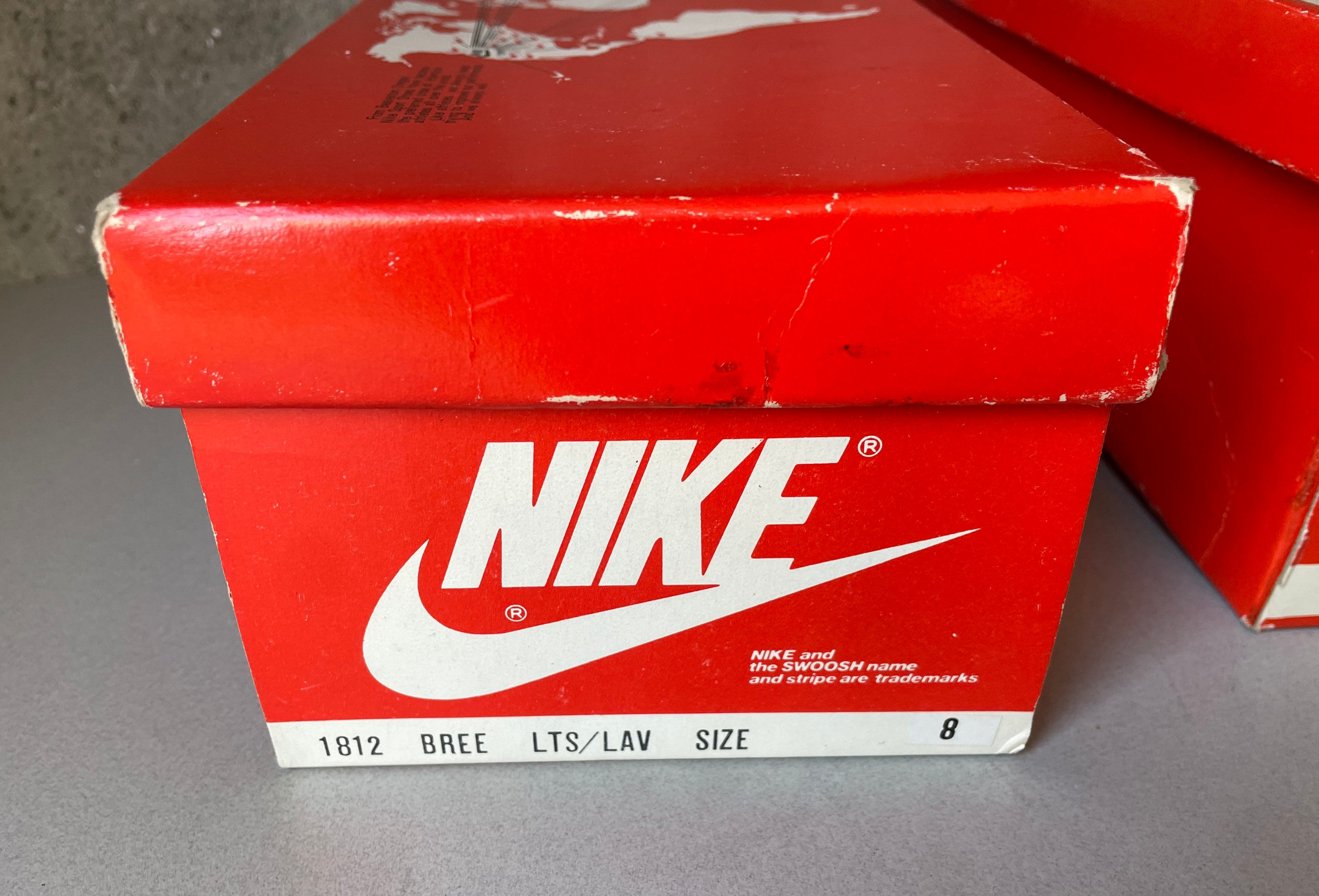 2 cajas de vacías NIKE vintage con tapa del mapa Etsy México