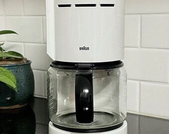 Vintage BRAUN Design type 4085 coffee maker -10cup- Dieter Rams era - Super clean! tested + fully functional - classic Post modern design -