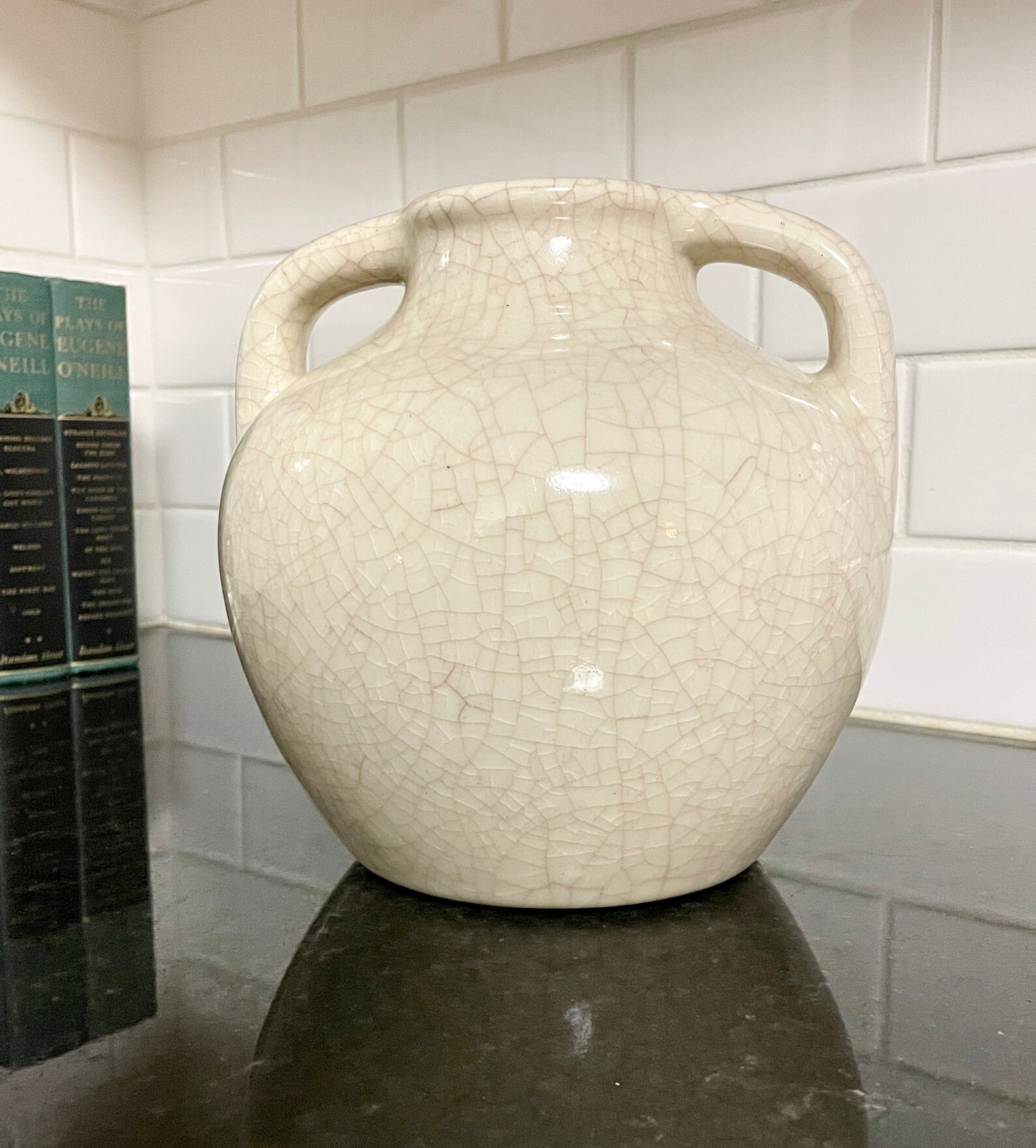 Vintage Arts & Crafts Harris Pottery Chicago jug / vase in a Etsy