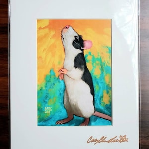 Curious Rat Print