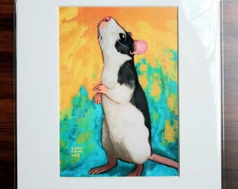 Curious Rat Print