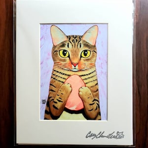 Turkey Ham Cat Art Print