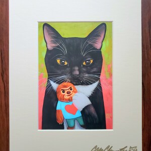 Wolfboy Cat Art Print