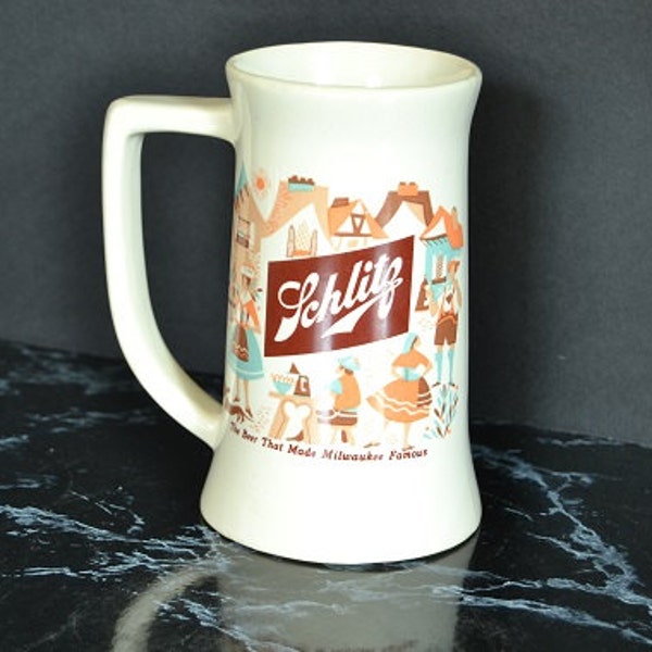 Schlitz Stein from McCoy Pottery - Beer Mug