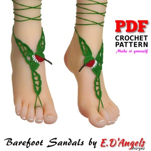 Barefoot Sandals Crochet Pattern