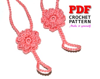 Crochet pattern, Baby Barefoot sandals, Baby shower gift, Baby crochet barefoot , Baby shoes, ROSE FLOWER Sandals, beach Baby shoes, crochet