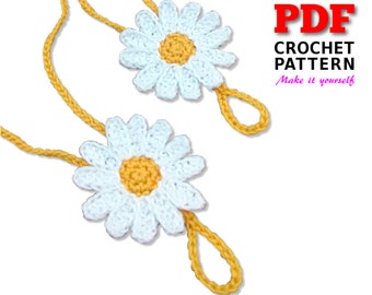 Crochet pattern, Barefoot sandals for Baby , Baby shower gift, Baby crochet barefoot , Baby shoes, Daisy Flower Sandals, sandals for Baby,
