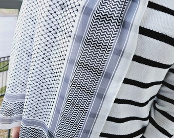 Keffiyeh Sjaal - Lichtgewicht - 65x28 inch