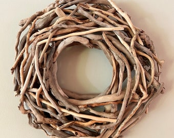 Driftwood Wreath.  A handcrafted bit of the Pacific NW.