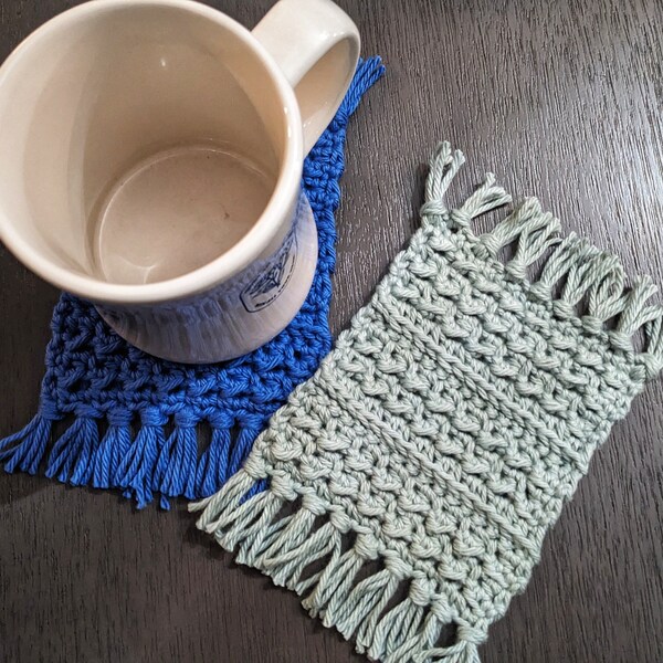 Crochet Mug Rug Etsy