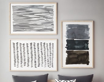 Abstract Wall Art, Abstract Painting, Abstract Art, Set of 3 Art, Large Abstract Art, Abstract Print Series, Abstract Set, Large Wall Art