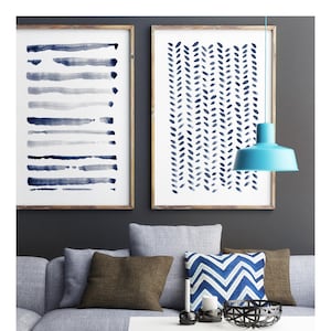 Minimalistische Kunst, 2er-Set, moderne Kunst, große abstrakte Kunstdrucke, 2-teilige Wandkunst, 2-teiliges Set von 2 abstrakten Drucken, abstrakte Wandkunst, 24x36