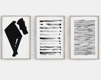 Minimalist Wall Art, Abstract Wall Art, Print Set 3, Abstract Art, Abstract Painting, Fine Art, Large Abstract Art, Large Print, Modern Art