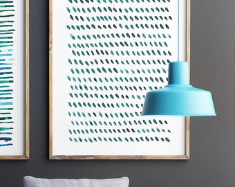 Arte abstracto, Arte abstracto grande, Arte de pared verde, Arte de pared grande, Arte de pincelada, Pintura abstracta, Impresión de arte abstracto, Arte minimalista