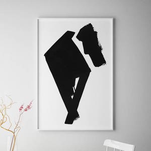 Abstract Wall Art, Minimalist Art, Large Abstract Art, Abstract Art, Abstract Painting, Black White Wall Art, Large Wall Art,Modern Wall Art