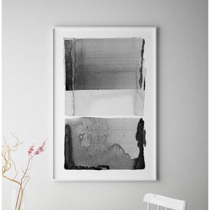 Gray Wall Art, Large Abstract Art, Abstract Art, Grey Art, Abstract Watercolor, Abstract Painting, Large Abstract Print, Abstract Artwork