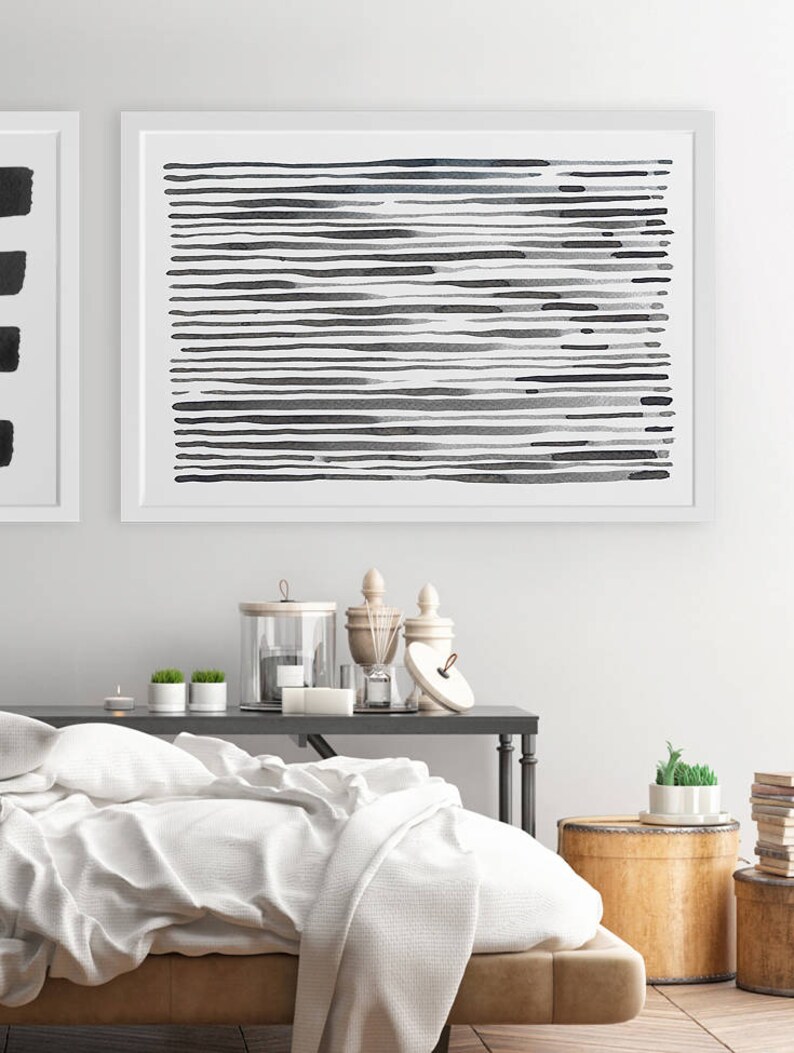 Large Wall Art Minimalist Wall Art Horizontal Wall Art Etsy