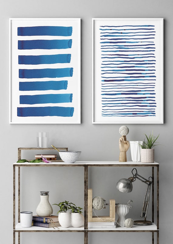 Navy Blue Wall Art, Blue Abstract Art, Abstract Art, Large Abstract Art, Minimalist Art, Navy Blue Painting, Blue Abstract Art Large, Art