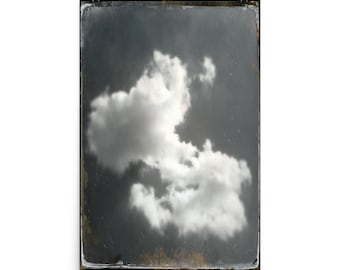 Large Wall Art, Nature Photography, Cloud Wall Art, Gray Wall Art, Large Abstract Art, Black and White Wall Art, Cloud Print, Photography