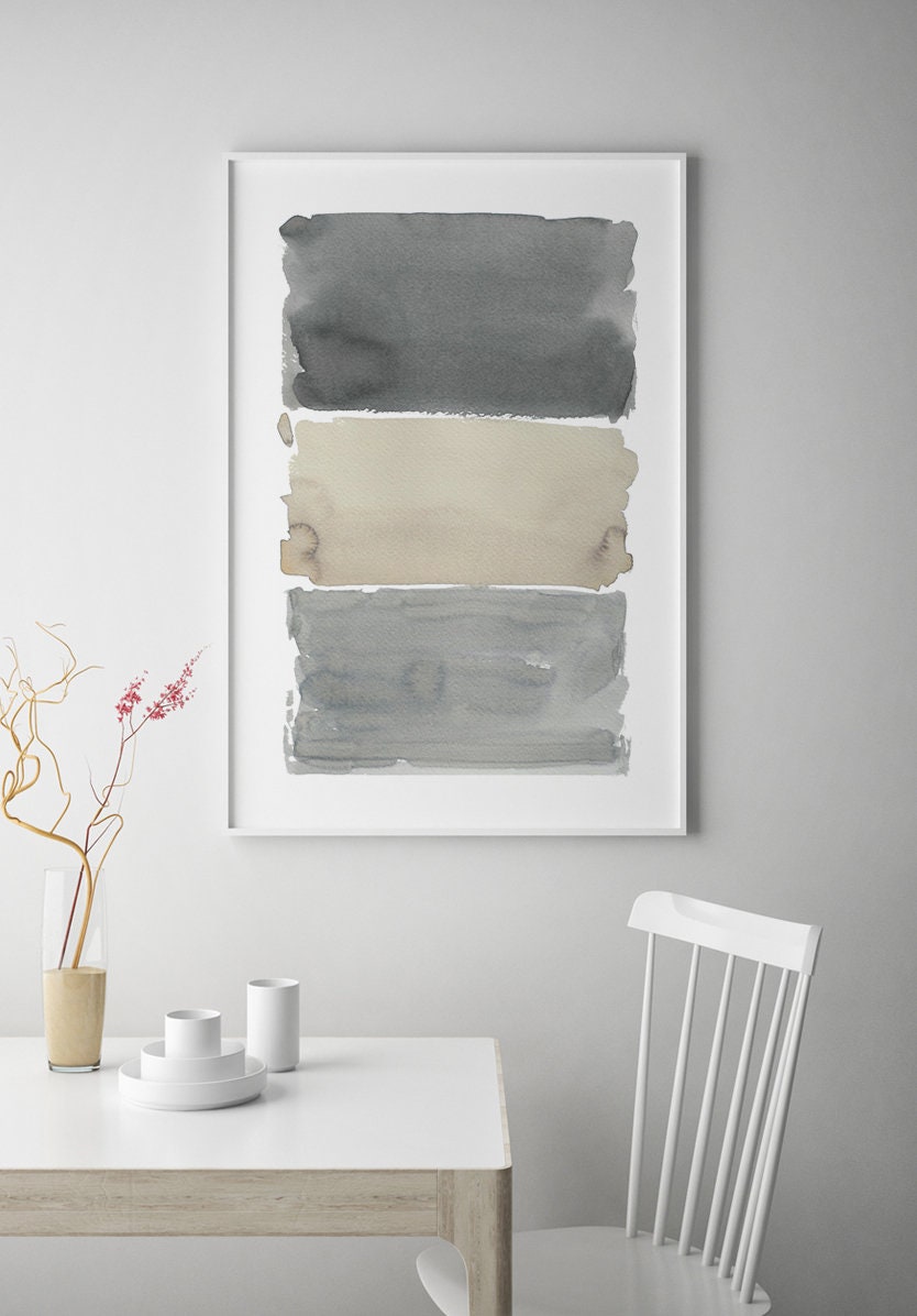 Large Abstract Art Abstract Art Grey Art Gray Wall Art Etsy