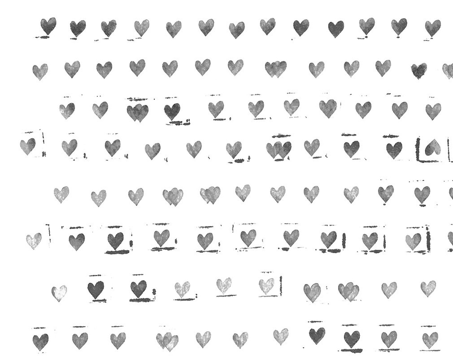 Minimalist Print Large Wall Art Heart Art Grey Art Print Etsy