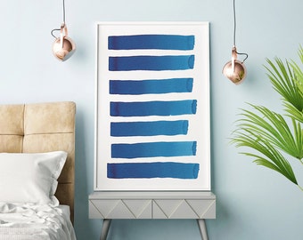 Navy Blue Wall Art, Large Abstract Art, Navy Blue Painting, Abstract Art, Minimalist Art, Abstract Blue Painting, Large Wall Art, Abstract