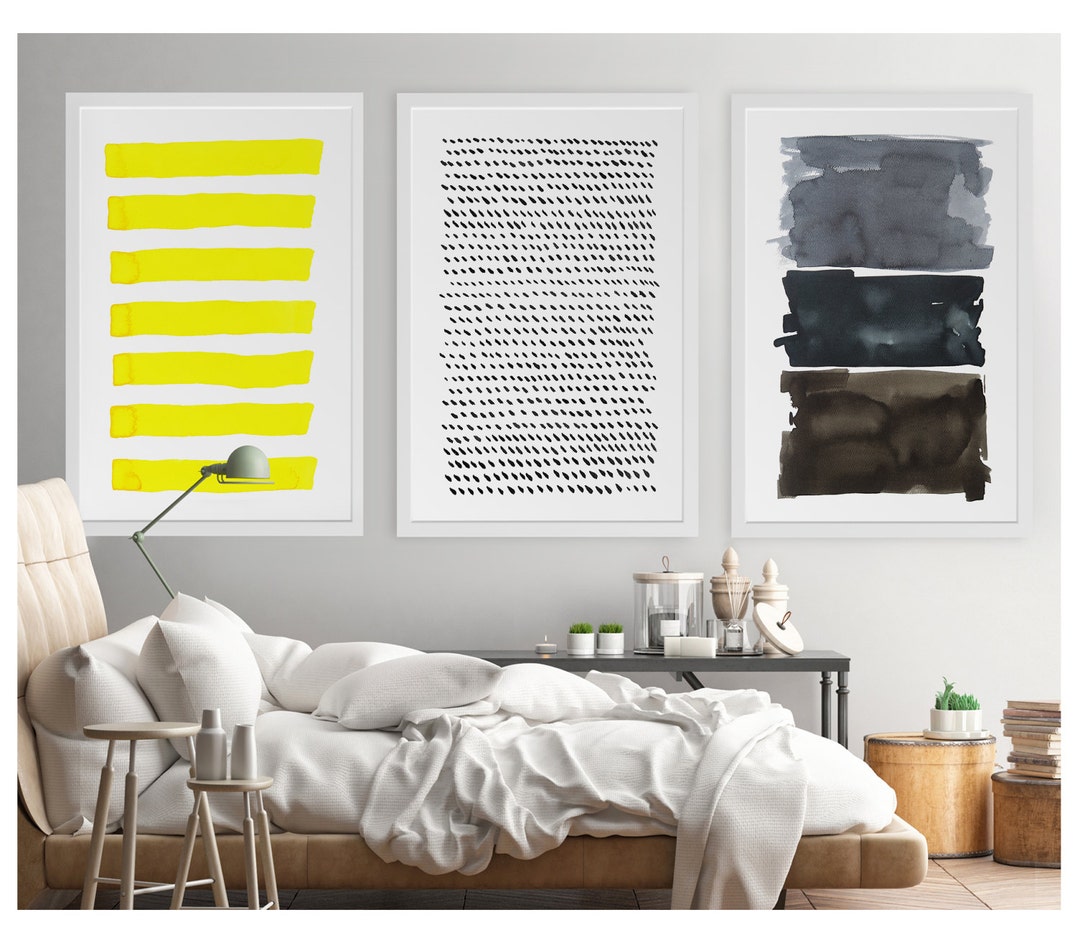 large 3 set wall art
