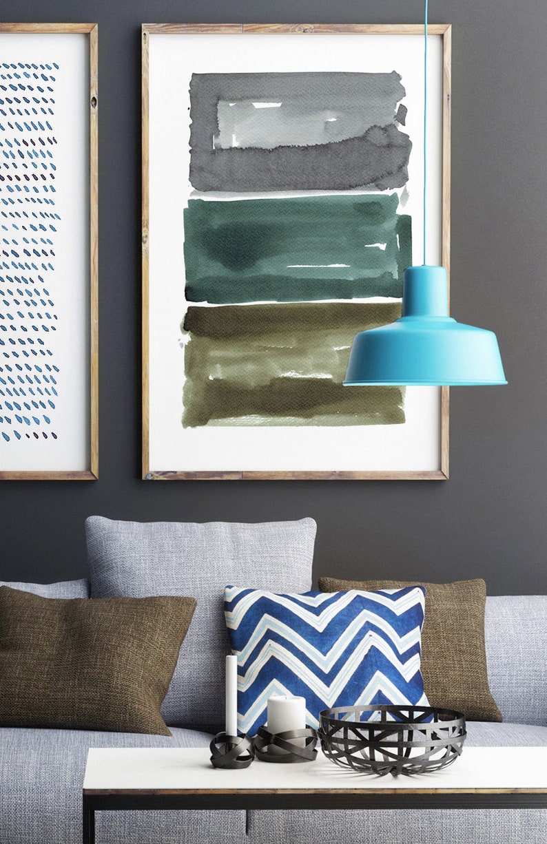 Modern Wall Art Living Room Wall Art Abstract Painting Etsy