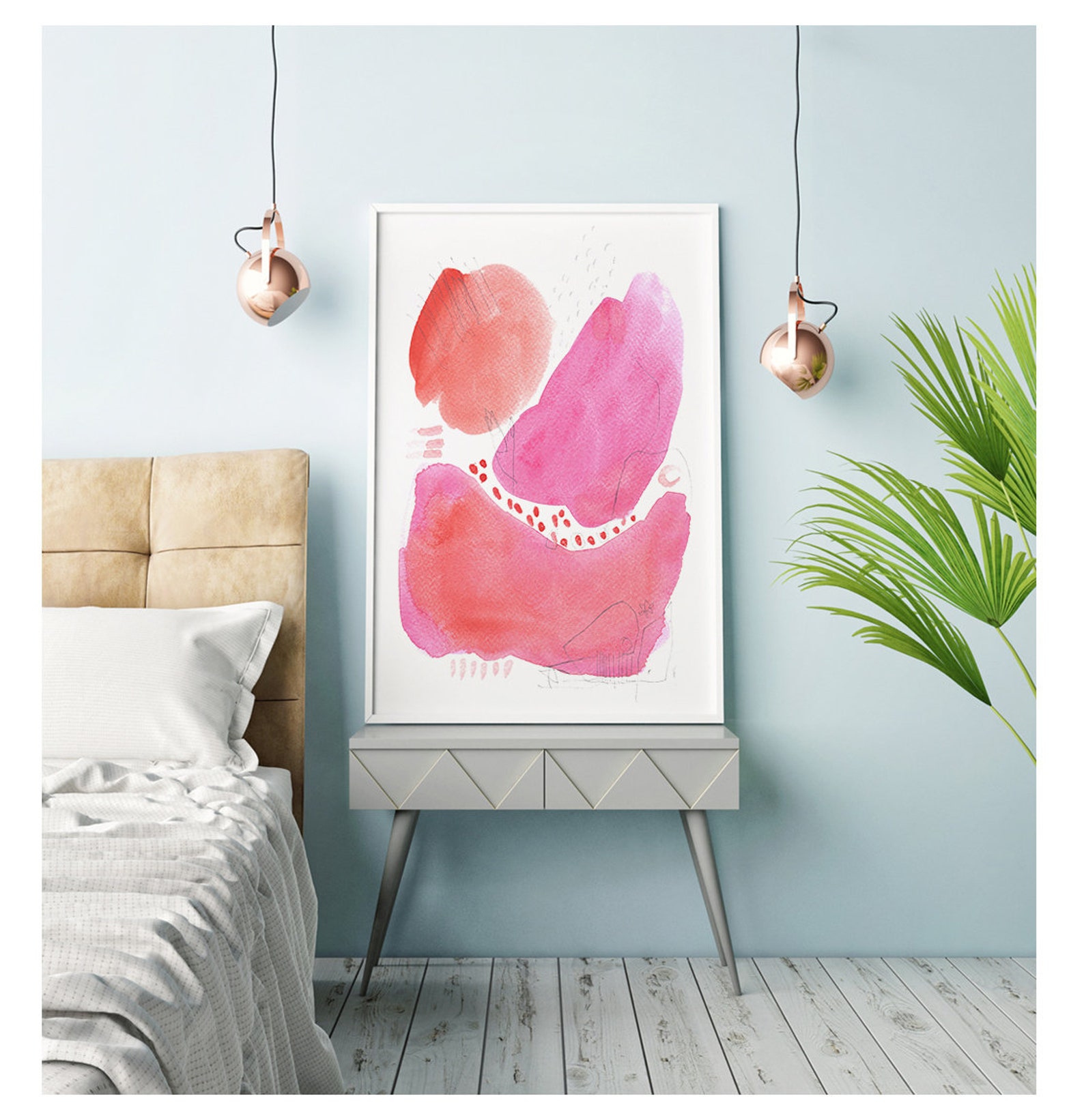 Large Abstract Art Abstract Red Wall Art Abstract Art Set Etsy UK