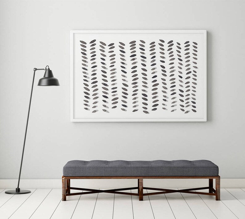 Large Wall Art Minimalist Wall Art Horizontal Wall Art Etsy