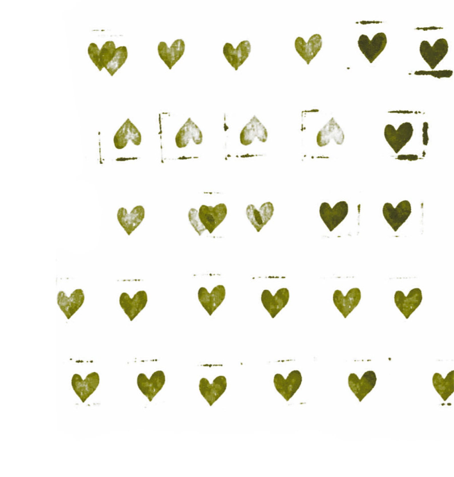 Heart Print Green Wall Art Large Wall Art Hearts Nursery Etsy